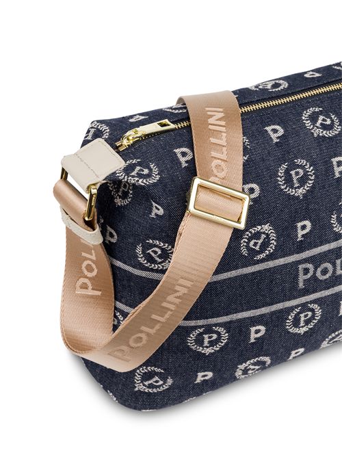 Hobo Bag Heritage Marina In Denim Blu/avorio POLLINI | TE8400PP02Q6G/75A